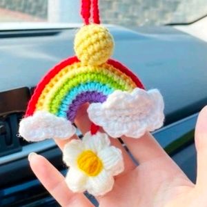 Crochet Rainbow Keychain (Any 1)