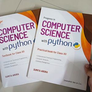 class 12 computer science, theroy and practical book