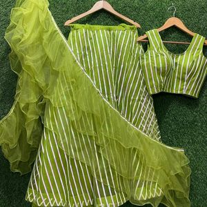 Organza Langa Choli