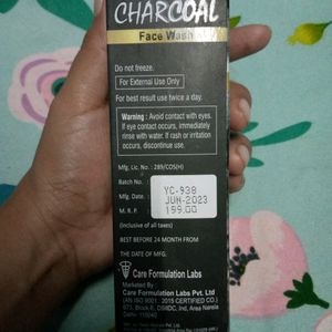 Charcoal Face Wash + One Freebies