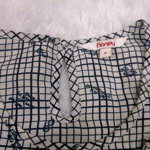 Black White Check Box Shirt