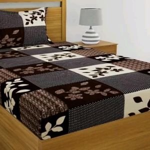 Single Bedsheet With 1 Pillow Cover