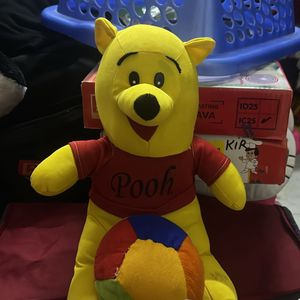 Pooh With Soft Ball