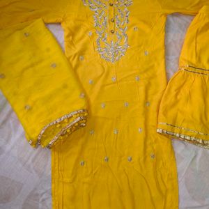 Yellow Kurta Set