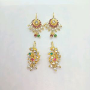 30 Rs Off Brand New Bugadi Earring Combo