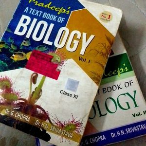 Pradeep Biology Class 11 Part 1 And Par 2 Both