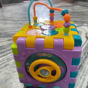 Activity Cube For Toddlers And Kids