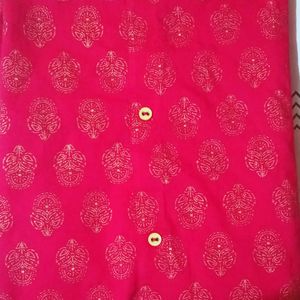 Trendy Rose Colour Kurti For Women