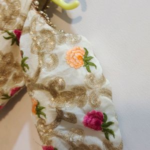 Golden Embroidered Blouse