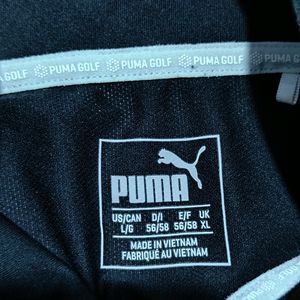 Puma Golf Tshirt For Men Black Size XL