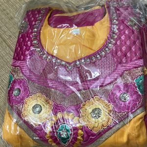 Offer: Lovely Yellow Anarkali Set For Grabs