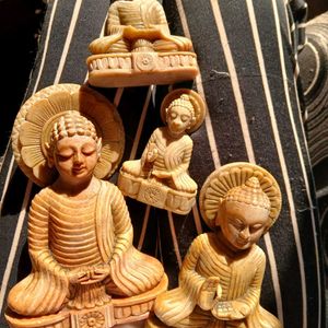 4 Buddha Showpiece Set (Marble)