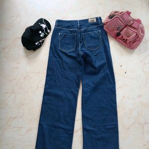 Zara Basic Straight High Waisted Pants.