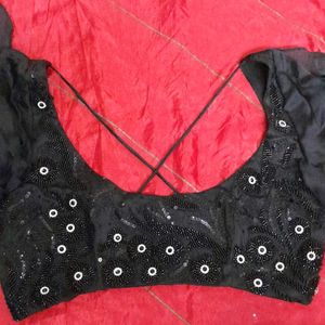 Women Black Embellished Blouse