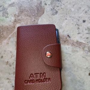 Mens Tan Color Synthetic Leather Wallet