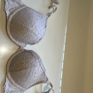 H&M White Lace Bra In Size S(34B)