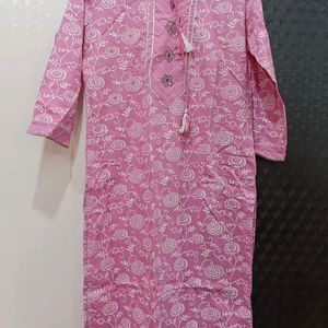 New Pure Cotton Kurti Set