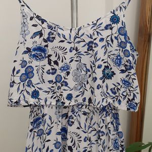 H&M string floral dress