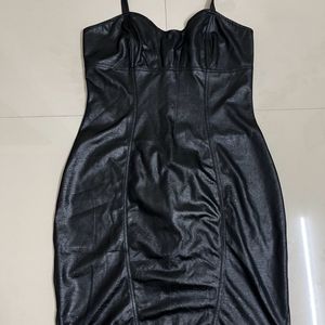 Black Leather Dress