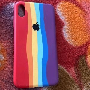 iPhone Xs Max Rainbow Colour Back Cover