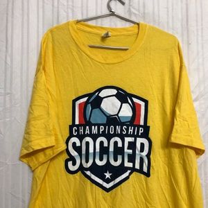 M & O Gold Yellow Cotton T Shirt