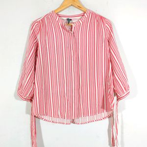 Peach Stripes Top (Women's)