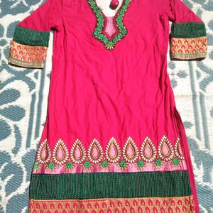 Cute Pink Kurti