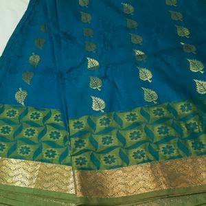 Banarasi Saree With Stitched Blouse