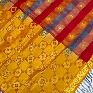 multi colour saree