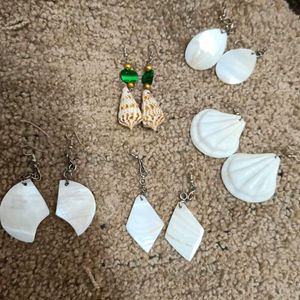 Set Of 5 Earrings