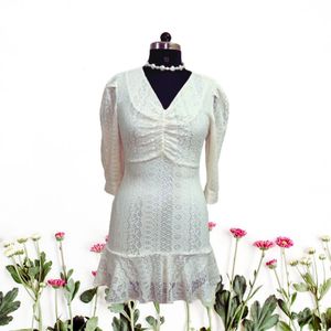 Ivory Lace Dress