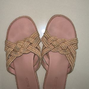 ♨️Price Drop ♨️boho Pink Slippers