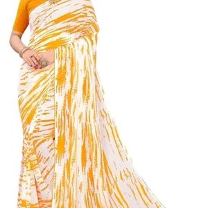 Yellow Saree Special For Haldi