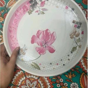 3 Flowers Print Plate Only @ RS 200