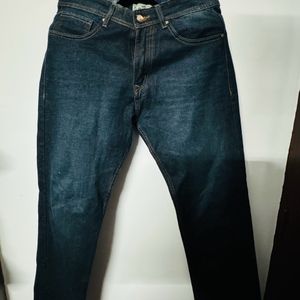 Dark Blue Straight Jeans