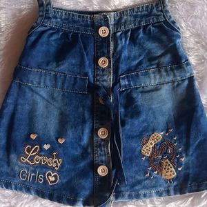 Denim Top For Girls