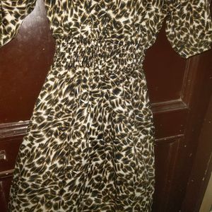 Leopard Print Dress Very Pretty 1 Piece
