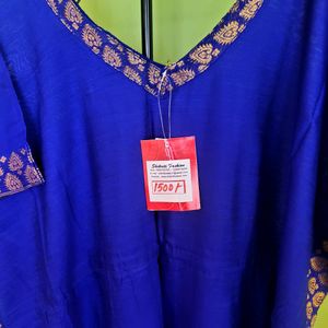 Assam Cotton Silk Kaftan/New With Tag