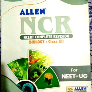 ALLEN NCR BIOLOGY FOR CLASS 12TH NEET