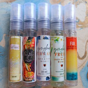 (Any 3) 10ml Bath&BodyWorks Mist Samples