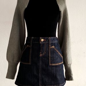 Evisu Rare Vintage Mini Skirt