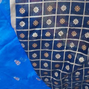 Blue Saree