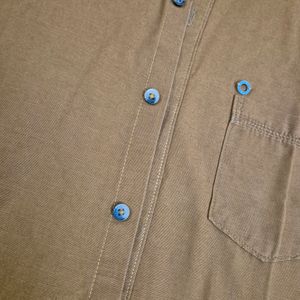 TWILLS SEMI FORMAL RUST COLORED SHIRT