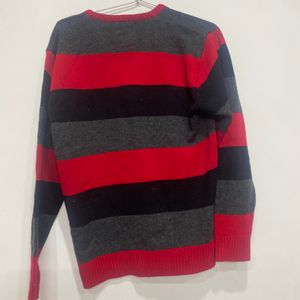 Red Colour Woollen sweatshirt