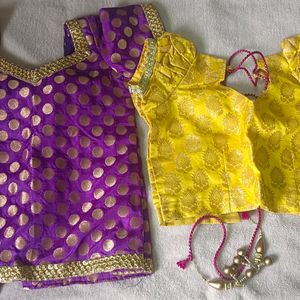 Choli Blouse For 2-6 Years Girl