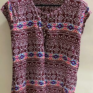 Printed Casual Top