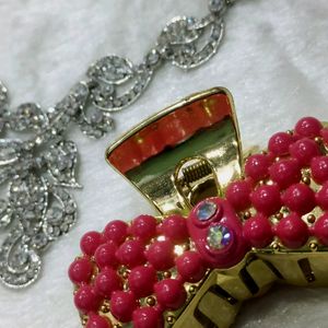 Combo Offer Necklace & Clutch