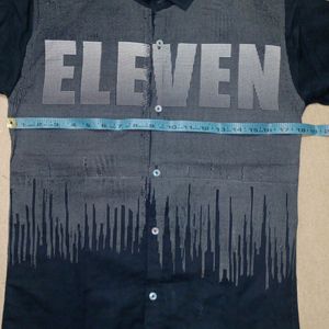 Stylish "Eleven" Printed Full Sleeves Small Shirt