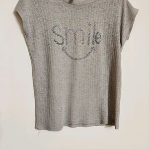 E Cool Silver Smile T-shirt (Women's)