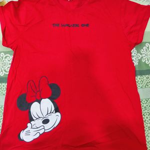 Red Bewakoof T-shirt